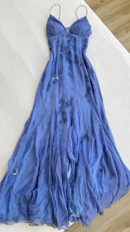 Extra Savings floral wrap dressVintage V Neck Appliques Beading Long Party Dress, DP2447 Extra Savings floral wrap dressVintage V Neck Appliques Beading Long Party Dress, DP2447