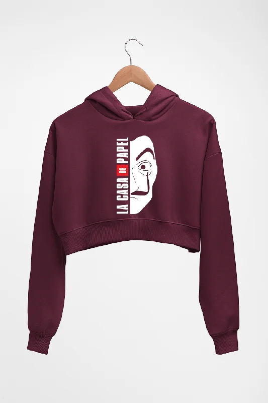 oversized pullover sweatshirtMoney Heist Crop HOODIE FOR WOMEN