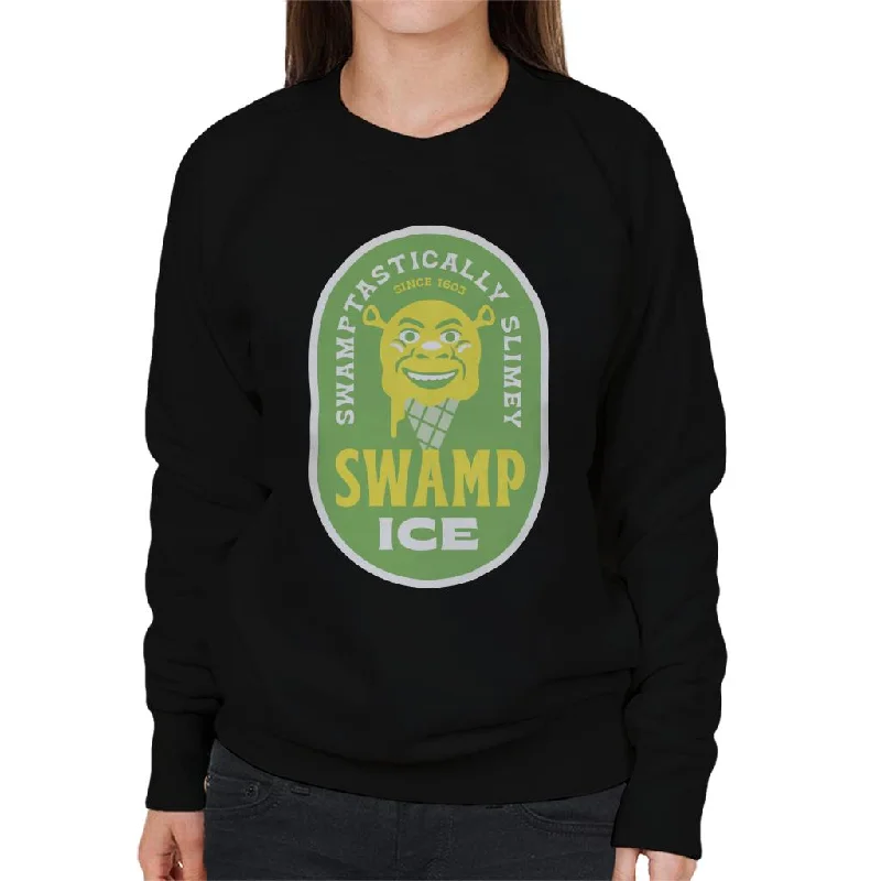 athletic casual sweatshirtShrek Swamptastically Slimey Swamp Ice Women's Sweatshirt