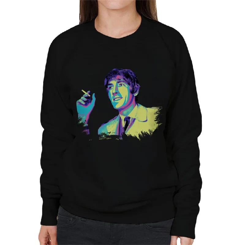 Price Cut classic gym sweatshirtTV Times Peter Cook Pop Art Stylised Women's Sweatshirt Price Cut classic gym sweatshirtTV Times Peter Cook Pop Art Stylised Women's Sweatshirt