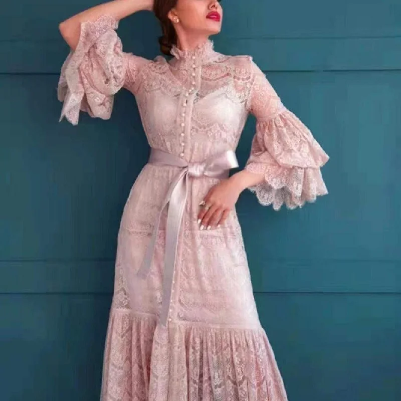 Blowout Sale modern dressKittenAlarm - Alexine Layered Flounce Sleeves Eyelet Dress Blowout Sale modern dressKittenAlarm - Alexine Layered Flounce Sleeves Eyelet Dress