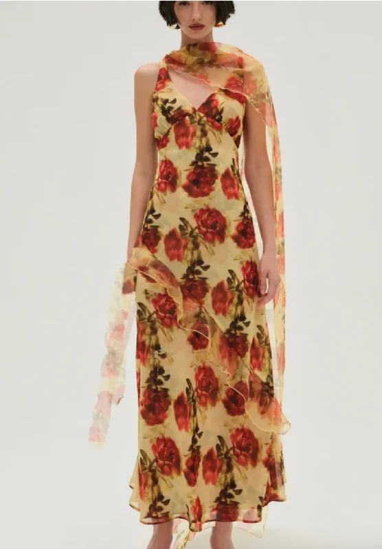 Amazing Deals elegant evening dressFloral Stems Maxi Dress by For Love and Lemons