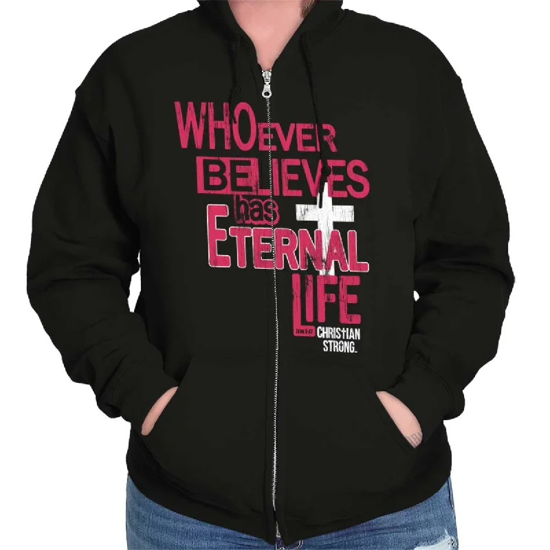 Reduced Prices fashion-forward hoodieEternal Life Zip Hoodie