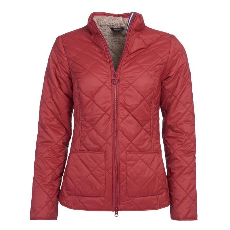 Great Bargains Barbour Petrel Ladies Quilted Jacket - Burnt Red