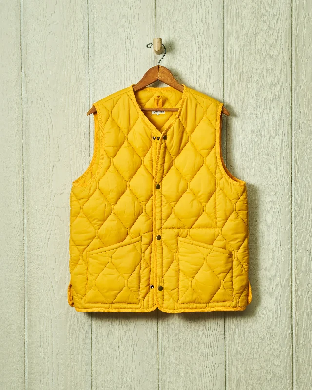 Fantastic Offers Quilted Vest in Yellow