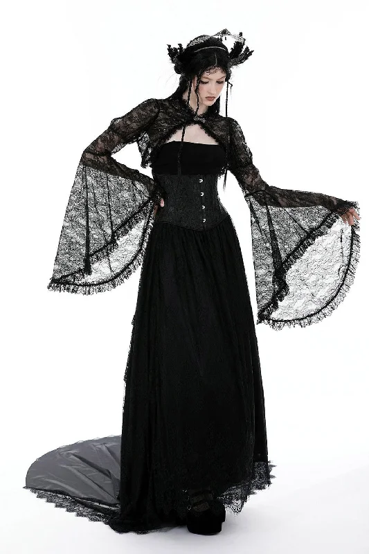Can't Be Beat Vampiren Gothic Lace Shrug