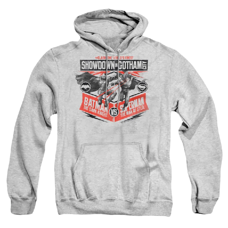 Price Reduction fleece hoodieBatman v Superman Showdown In Gotham - Pullover Hoodie