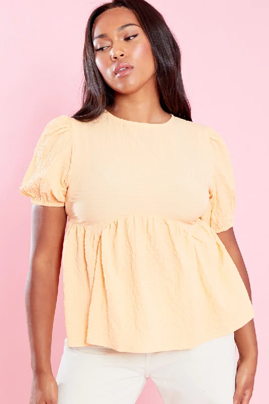 New Deals Marnie Peplum Blouse - Curve