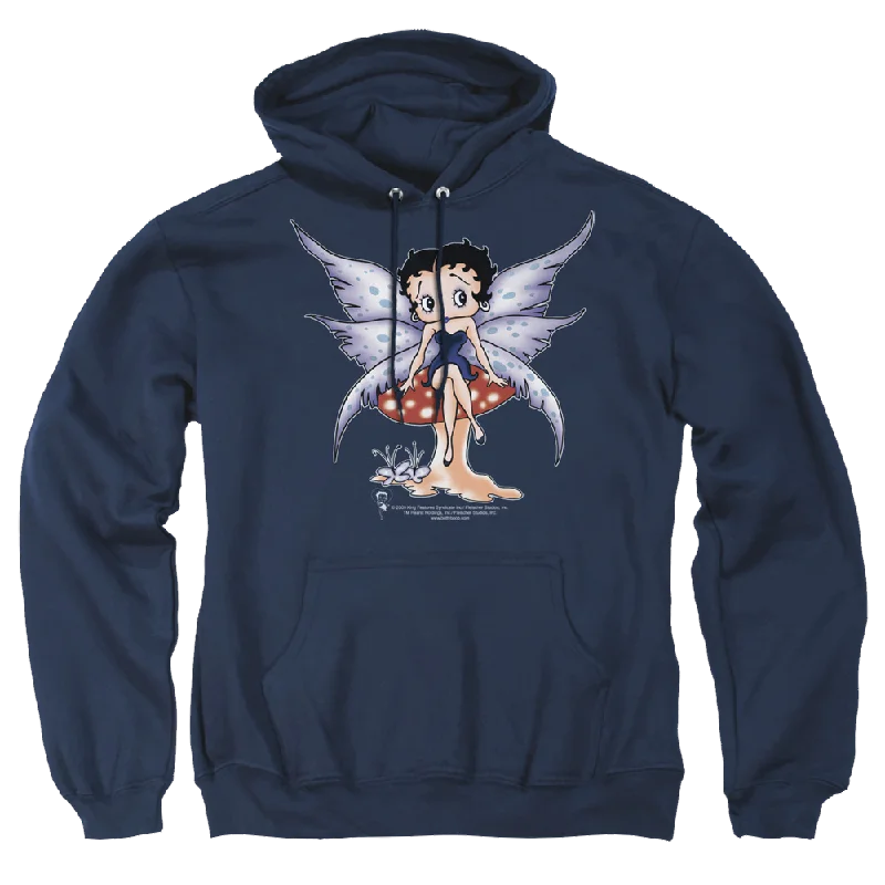 zippered hoodieBetty Boop Mushroom Fairy - Pullover Hoodie