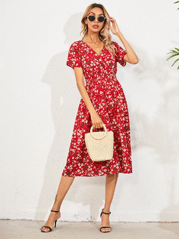 Today's Special relaxed fit dressTheodora Floral Ruffle Mini Dress - FINAL SALE
