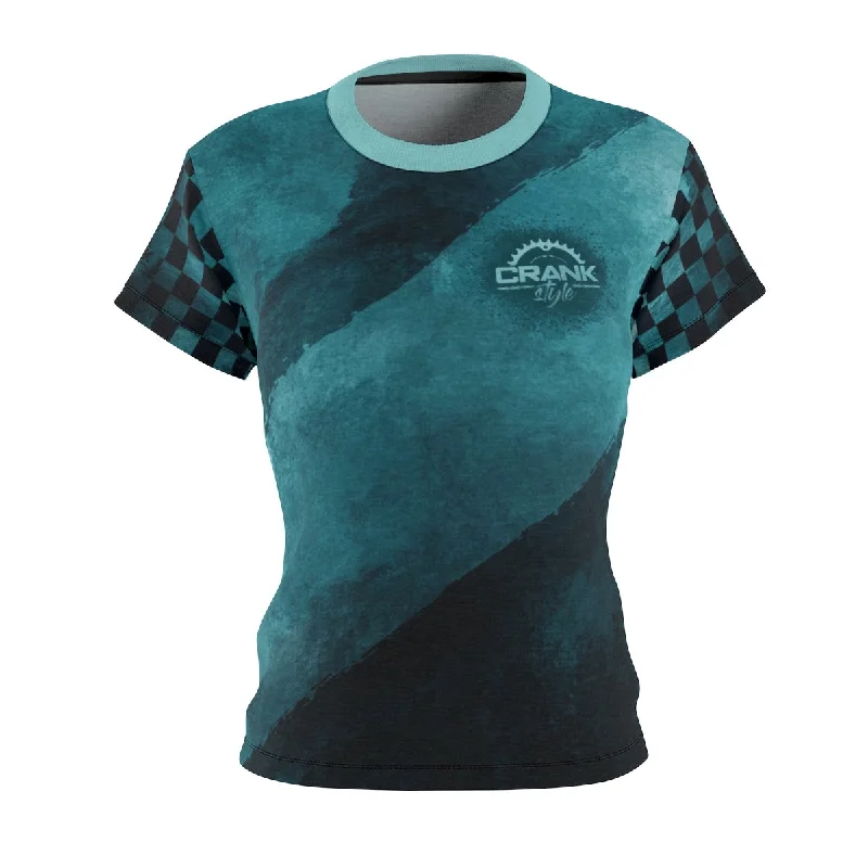 Great Deals performance hoodie for gymWomen's Teal Textured MTB Jersey