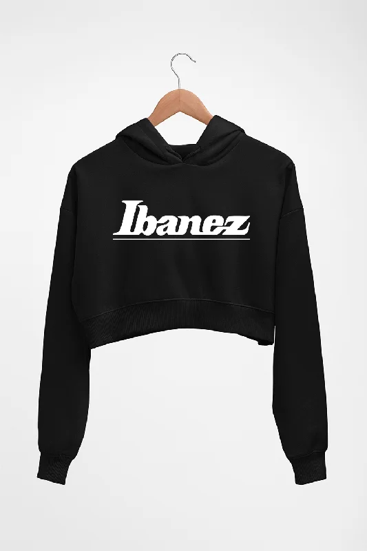 fleece hoodieIbanez Guitar Crop HOODIE FOR WOMEN