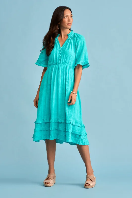 Special Discount modern dressTextured Cotton Dress