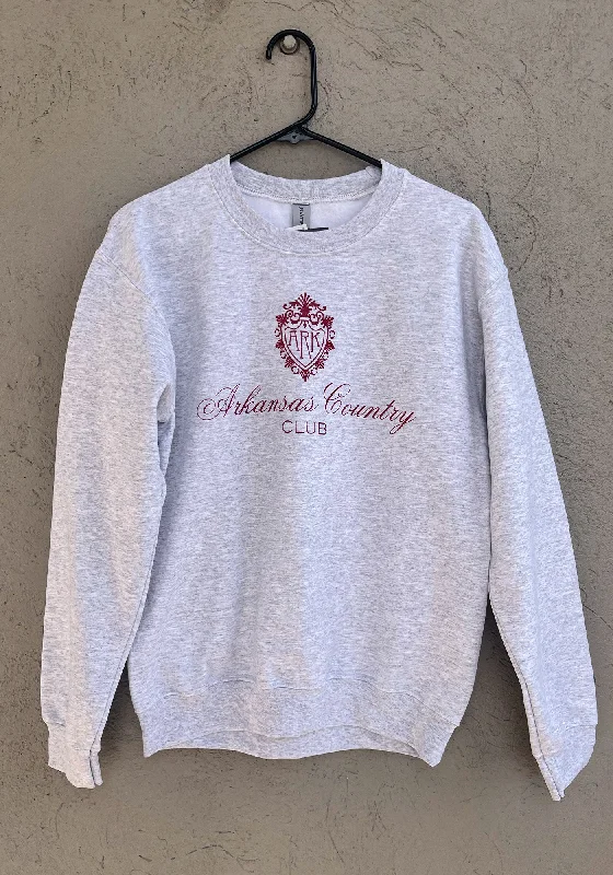 long-sleeve athletic hoodieArkansas Country Club Sweatshirt