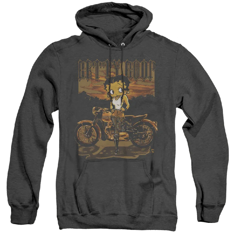 performance hoodieBetty Boop Rebel Rider - Heather Pullover Hoodie