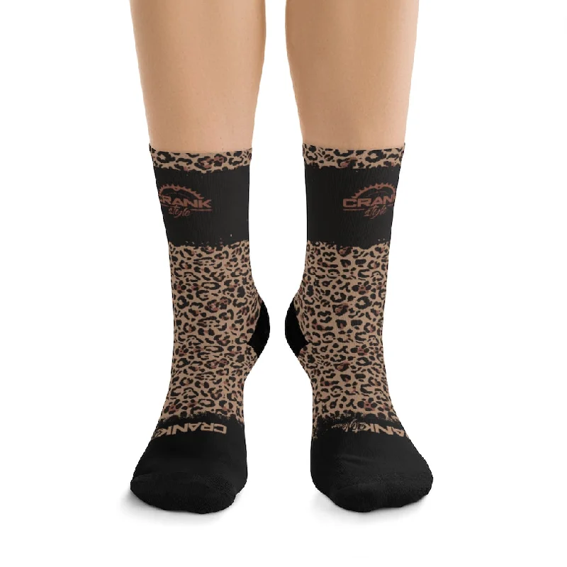 Final Clearance long-sleeve athletic hoodieLeopard 3/4 MTB Socks