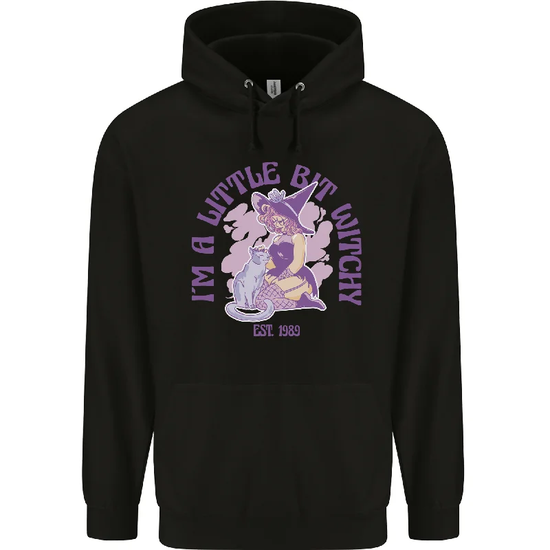 Discount Days trendy hooded sweatshirtA Bit Witchy Funny Halloween Cat Witch Mens 80% Cotton Hoodie Discount Days trendy hooded sweatshirtA Bit Witchy Funny Halloween Cat Witch Mens 80% Cotton Hoodie