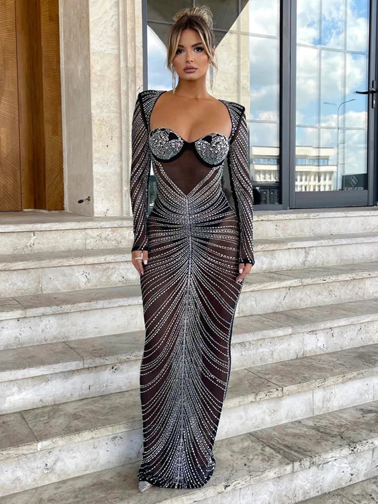 Reduced Prices sophisticated dressBeya - Luxurious sparkling dress