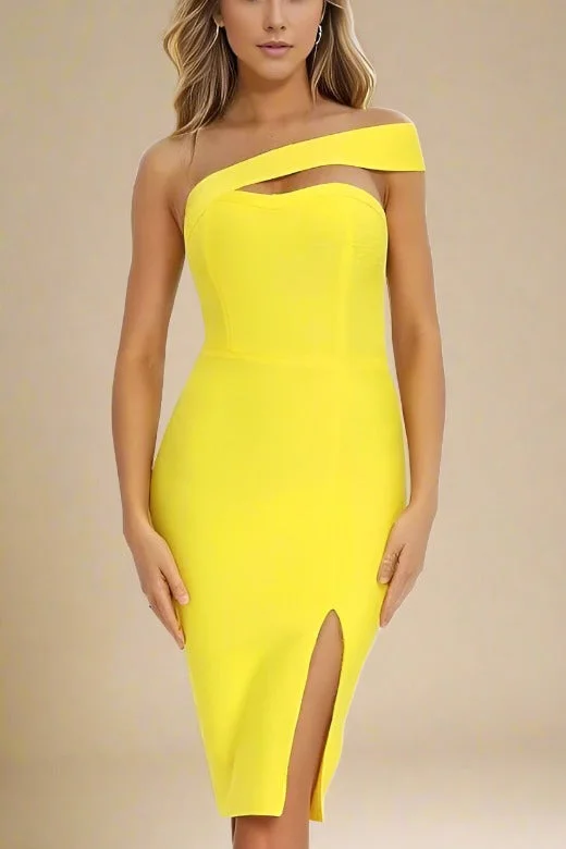 A-line dressGianna Bandage Dress - Sun Yellow