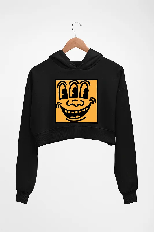 lightweight hoodieKeith Haring Funny Crop HOODIE FOR WOMEN