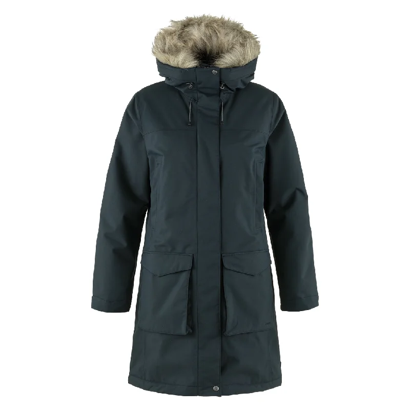 Deal Mania Fjallraven Womens Nuuk Lite Parka Dark Navy
