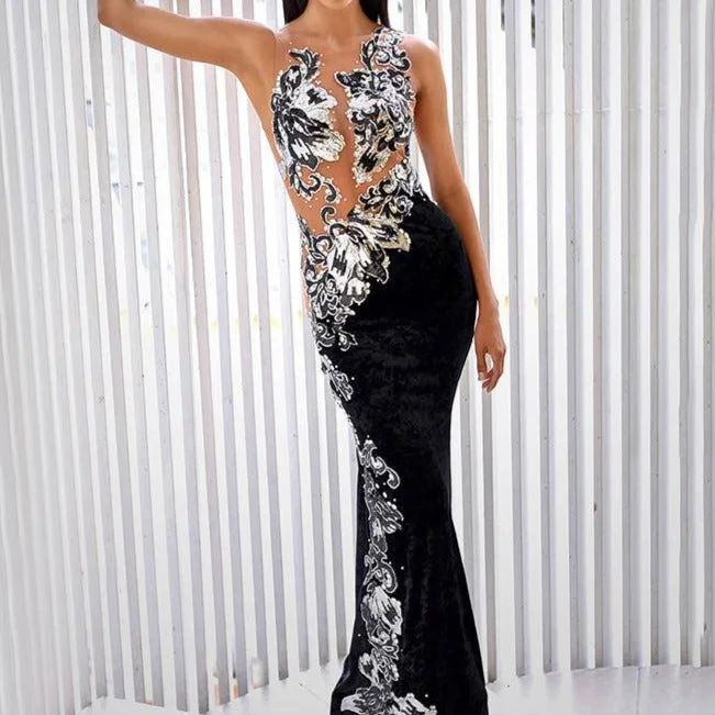 Stock Clearance wrap-around dressKittenAlarm - Astrid Embellished Sleeveless Mermaid Hem Dress Stock Clearance wrap-around dressKittenAlarm - Astrid Embellished Sleeveless Mermaid Hem Dress