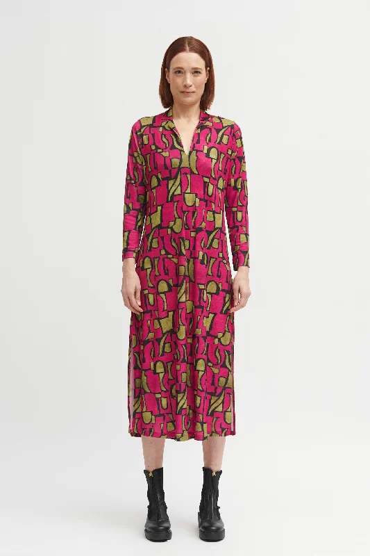 YEAR-End Sale casual dressMoteada Dress - Magenta