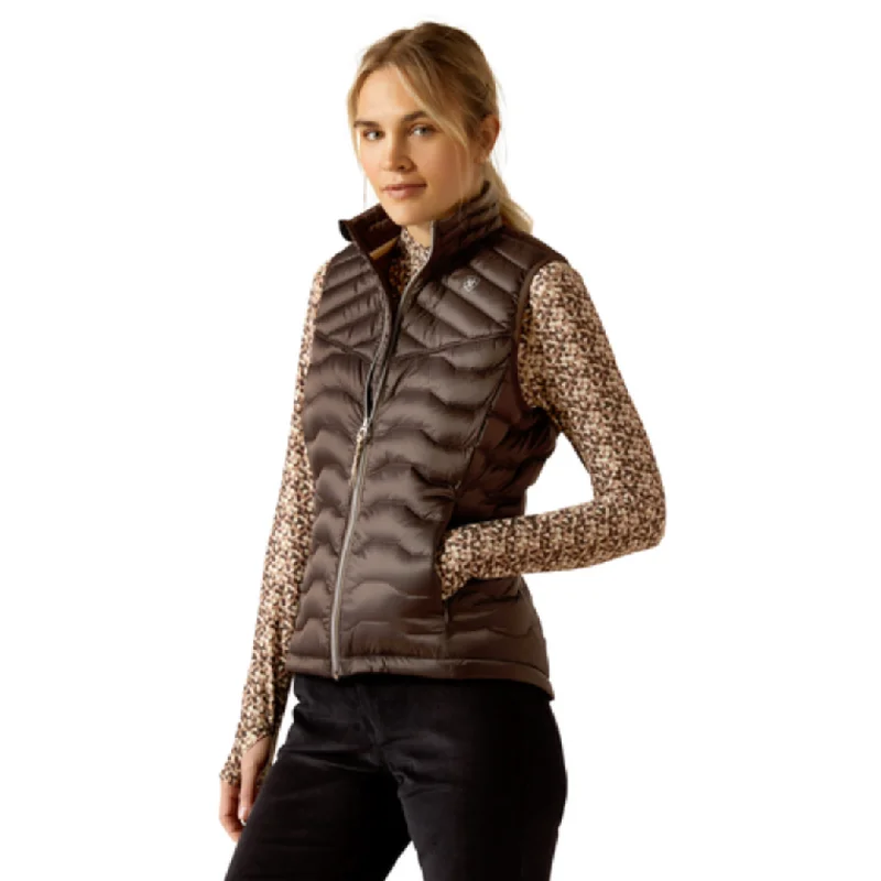 fashionable quilted coatWomen's Ideal Down Vest in Brown by Ariat 10052705