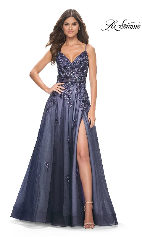 casual midi dressLa Femme 32185 Formal Prom Dress