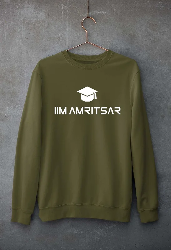 Sale Event relaxed fit sports hoodieIIM Amritsar Unisex Sweatshirt for Men/Women