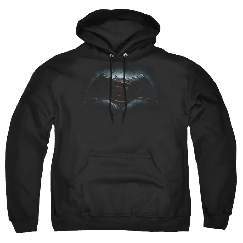 Hurry In vintage hoodieBatman v Superman Logo - Pullover Hoodie