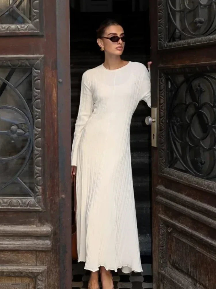 Special Price flowy dressCynthia - Flattering ribbed dress