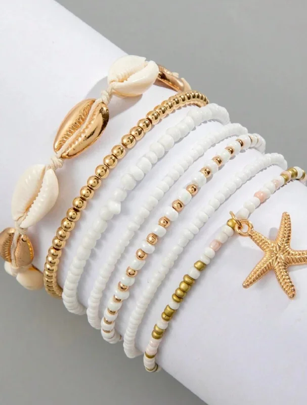 flowy dressOcean Charm Bracelet - White