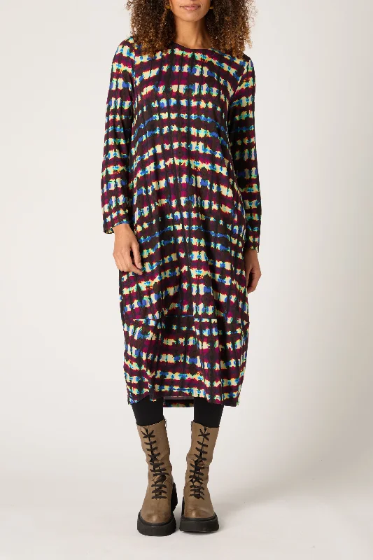 Overstock comfy maxi dressMarble Bubble Dress - Multi