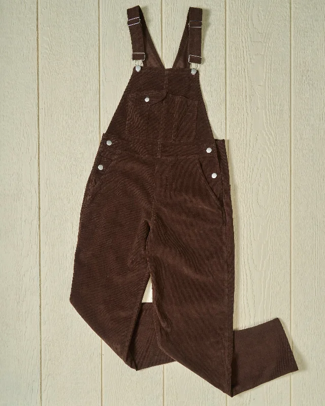 Unmissable Offer Women's Overalls in Brown Corduroy