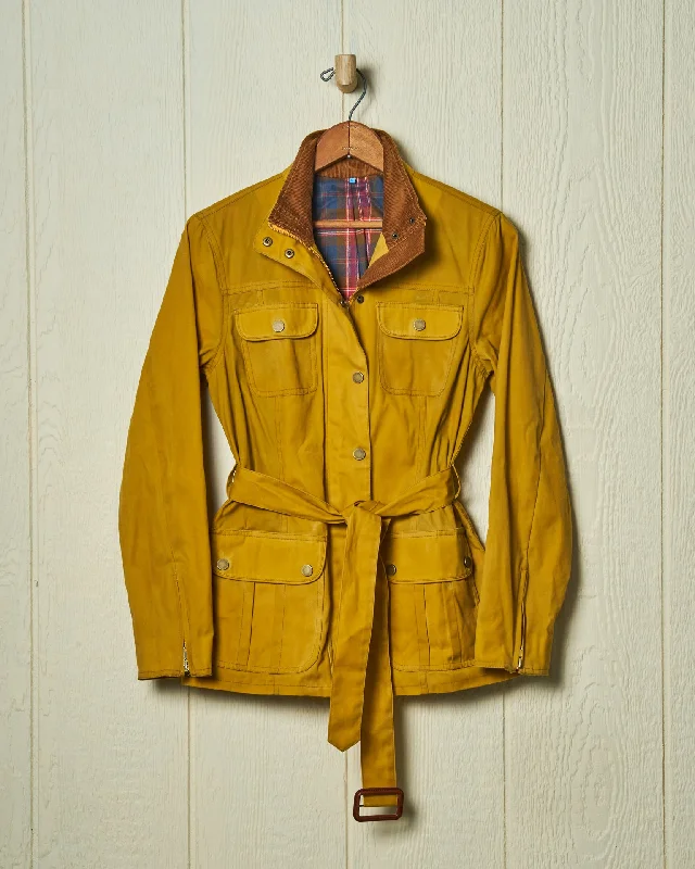 Year-End Sale Women’s Aberdeen Jacket in Goldenrod Waxed Canvas