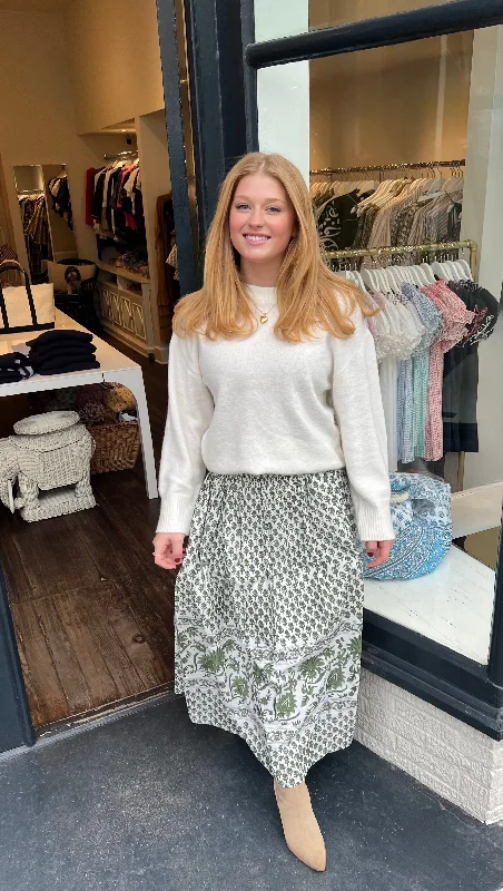 Flash Sale Serena Maxi Skirt Green Petite Fleur