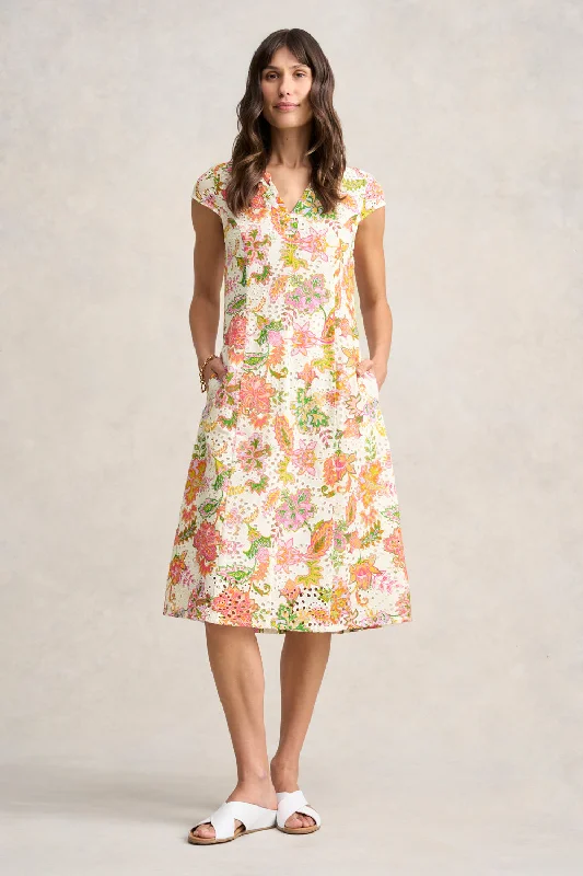 Bargain Bin elegant dressBroderie Printed Dress