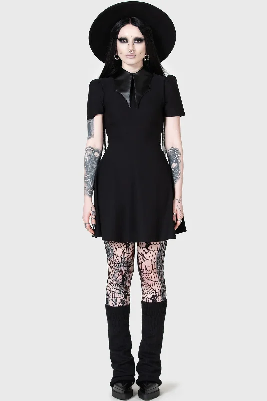 Online Exclusive Chapel Collar Dress - Resurrect