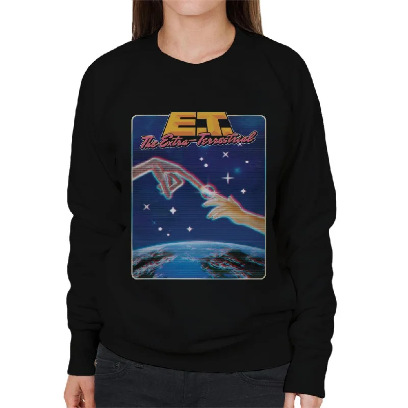 Mega Sale loose fit sports sweatshirtE.T. Glowing Finger Women's Sweatshirt