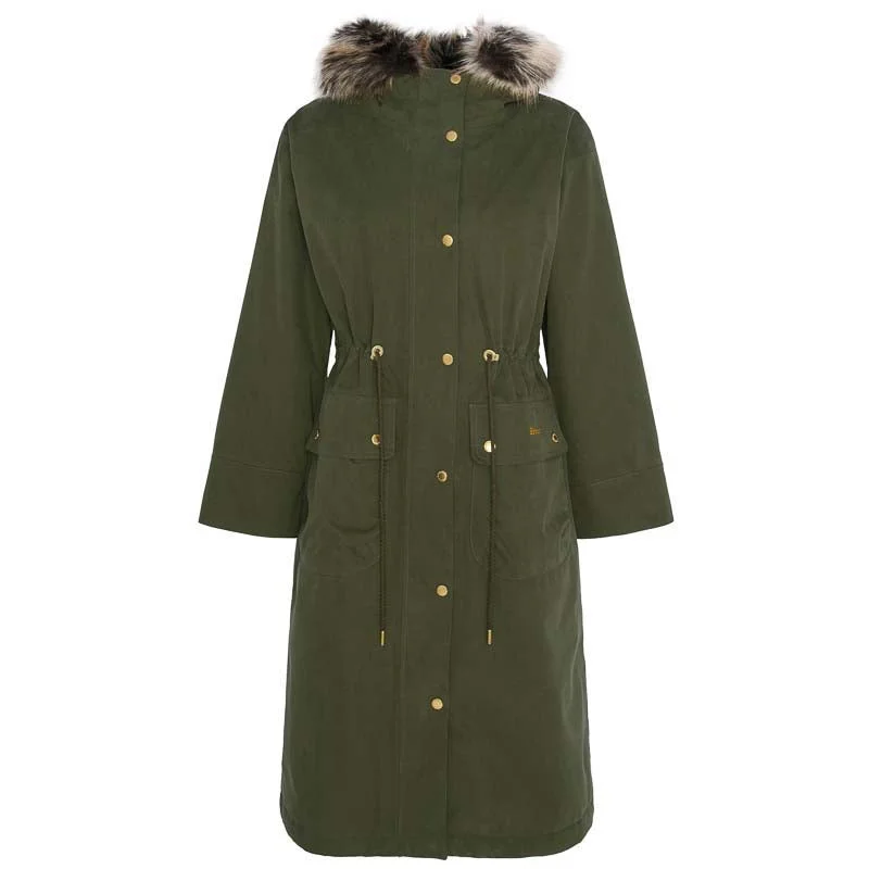 padded coatBarbour Deer Waterproof Ladies Jacket - Olive/Classic