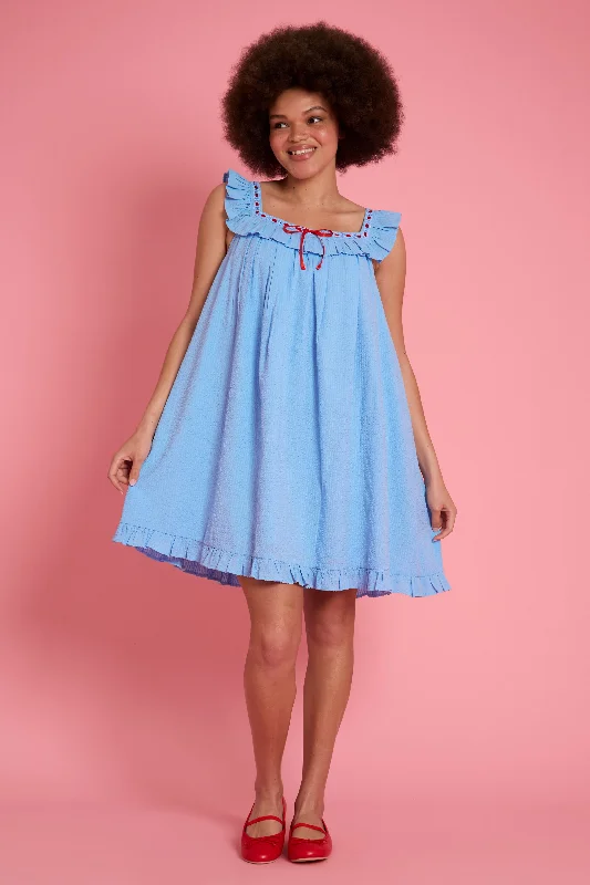 Amazing Deals Dilly Bow Cami Smock Dress - Curve