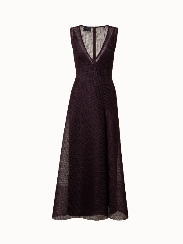 Unmissable Offer flowy maxi dressTechno Grid Midi Dress