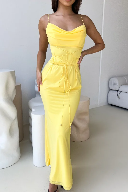Great Bargains summer floral dressSUNSHINE DRESS - YELLOW
