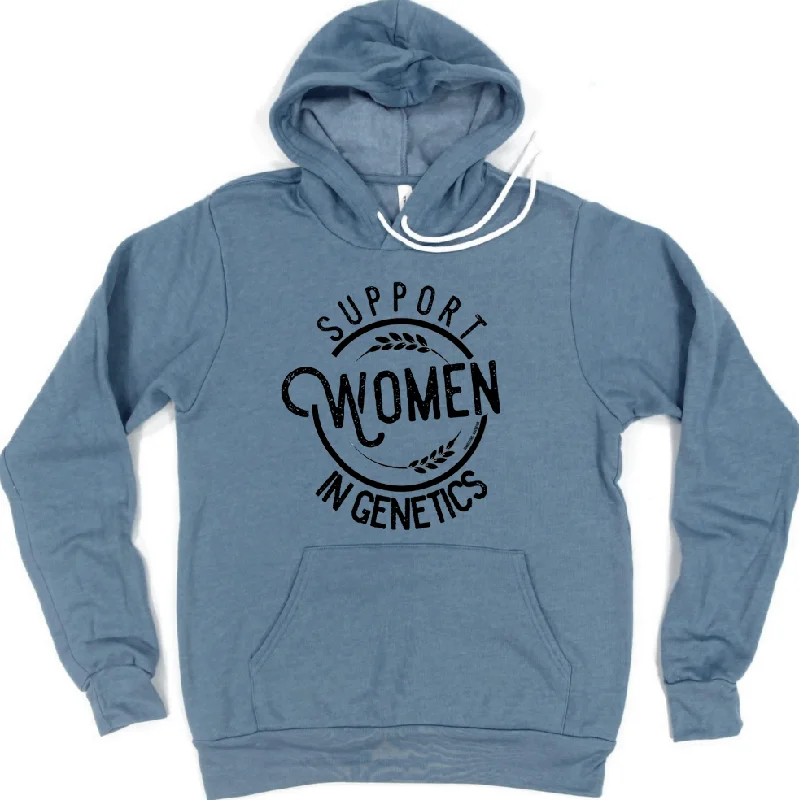 cozy hooded sweatshirtSupport Women in Genetics Hoodie (S-3XL) Unisex - Multiple Colors!