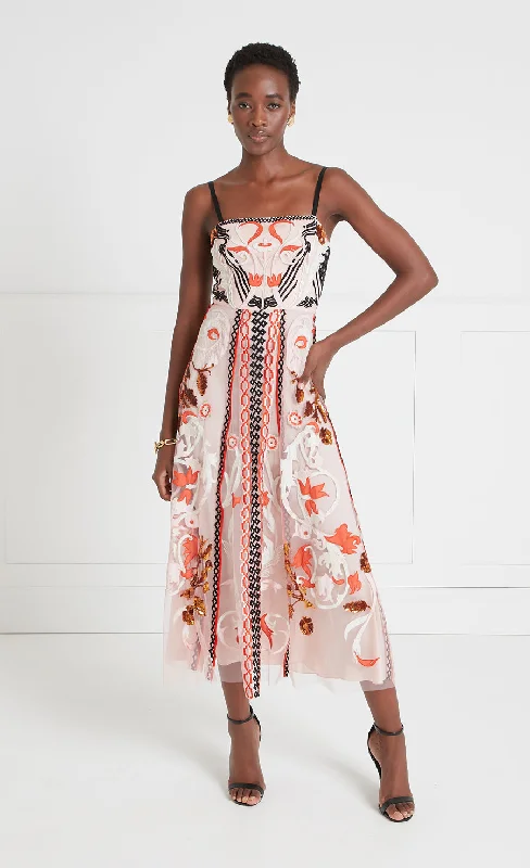 Great Deals Alessia Strappy Dress - Rosewater