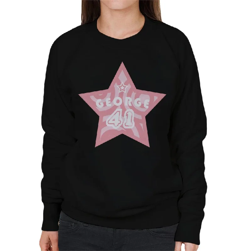 Can't Miss fashionable workout wearCurious George 41 Star Women's Sweatshirt