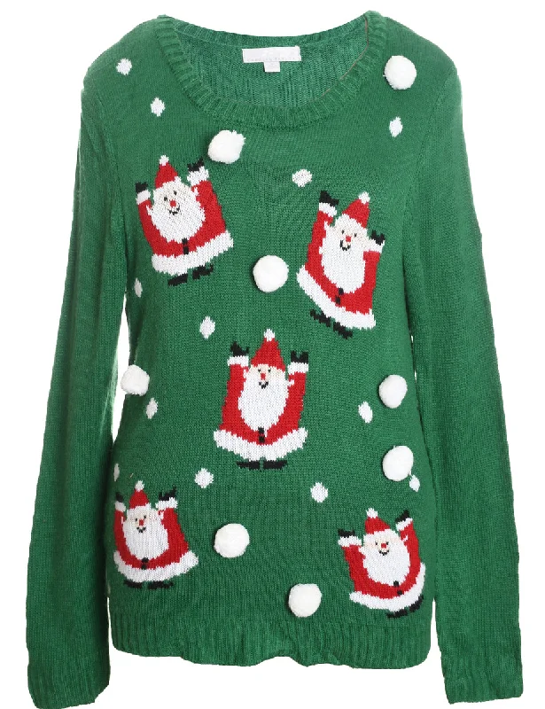 Exclusive Savings Santa Claus Christmas Jumper - XL