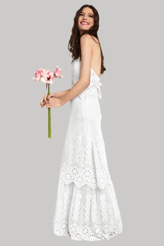 Customer Appreciation Sale Edna Tiered Halter Dress