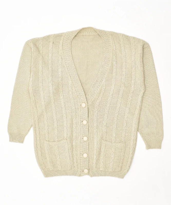 Unmissable Offer casual hoodie with logoVINTAGE Womens Cardigan Sweater UK 18 XL Beige Unmissable Offer casual hoodie with logoVINTAGE Womens Cardigan Sweater UK 18 XL Beige